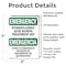 Signmission Safety Culture Sign, 5 in Width, Vinyl Decal, Rectangle, Bilingual OS-2PACK-EM-D-57-L-10335 - alternate 6